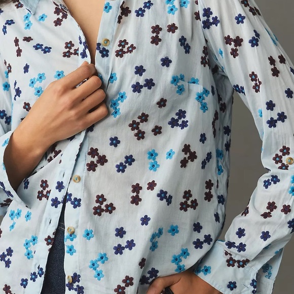 MAEVE by ANTHROPOLOGIE Embroidered Buttondown Blouse
Floral Patterned size XS - Picture 2 of 12